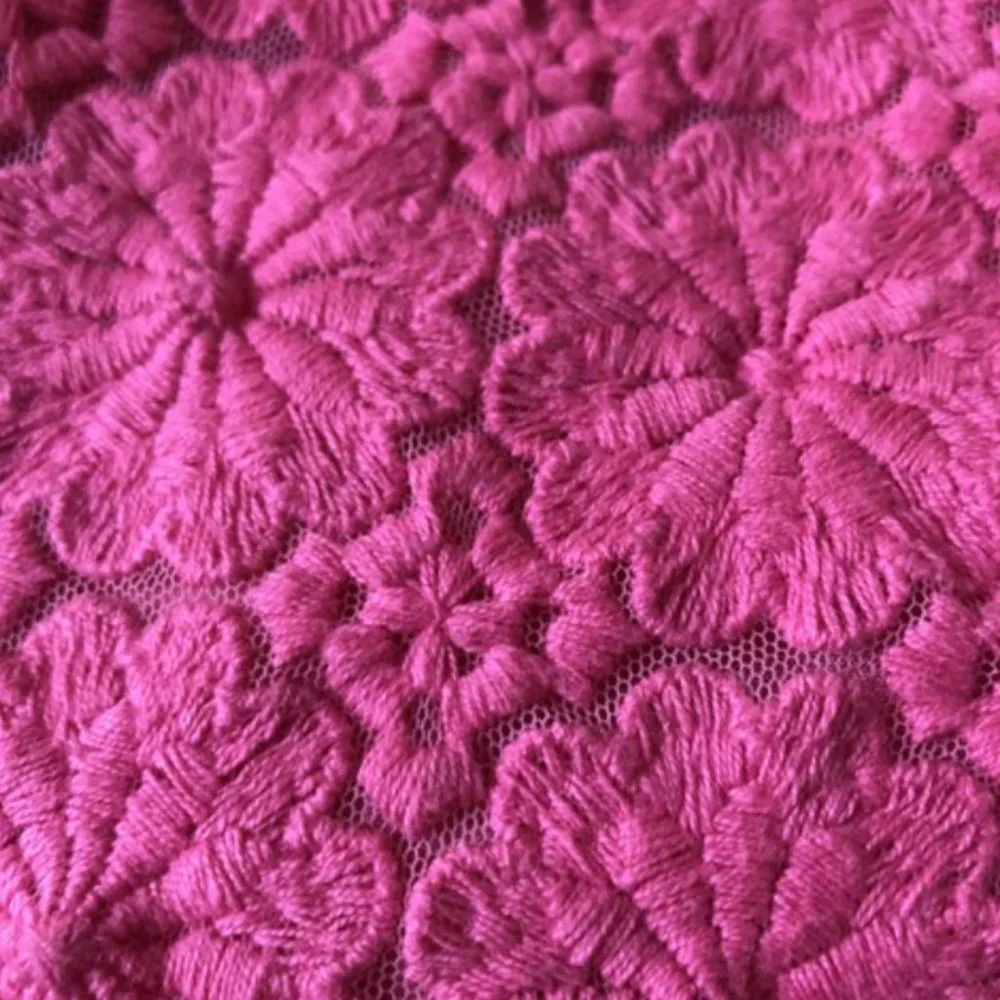 Lily Pulitzer Pink Lace and Stitched Flower Cocktail Dress - Picture 5 of 8